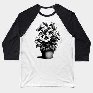 Flower Pot Baseball T-Shirt